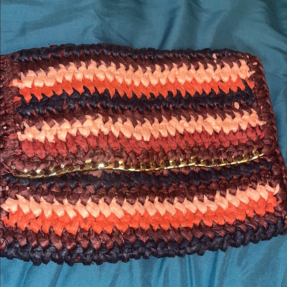Handcrafted Multicolor Crochet Clutch